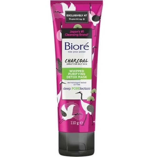 Biore Charcoal Whipped Purifying Detox Face Mask 110g