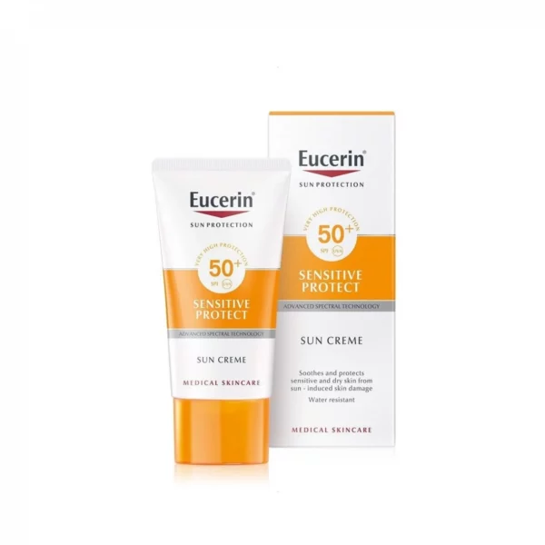 Eucerin Sensitive Protect Sun Cream SPF 50+ 50ml | Essentials Hub