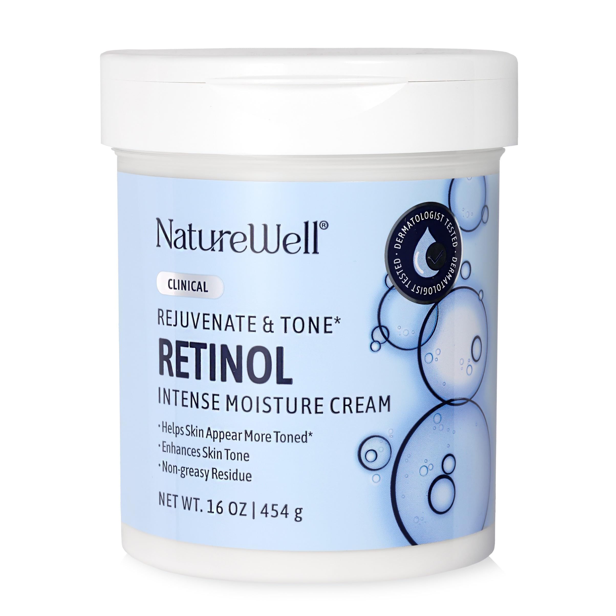 NatureWell Retinol Advanced Moisture Cream 454g | Essentials Hub
