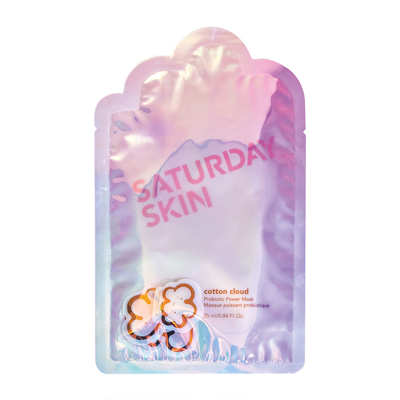 Saturday Skin Cotton Cloud Probiotic Powder Face Sheet Mask