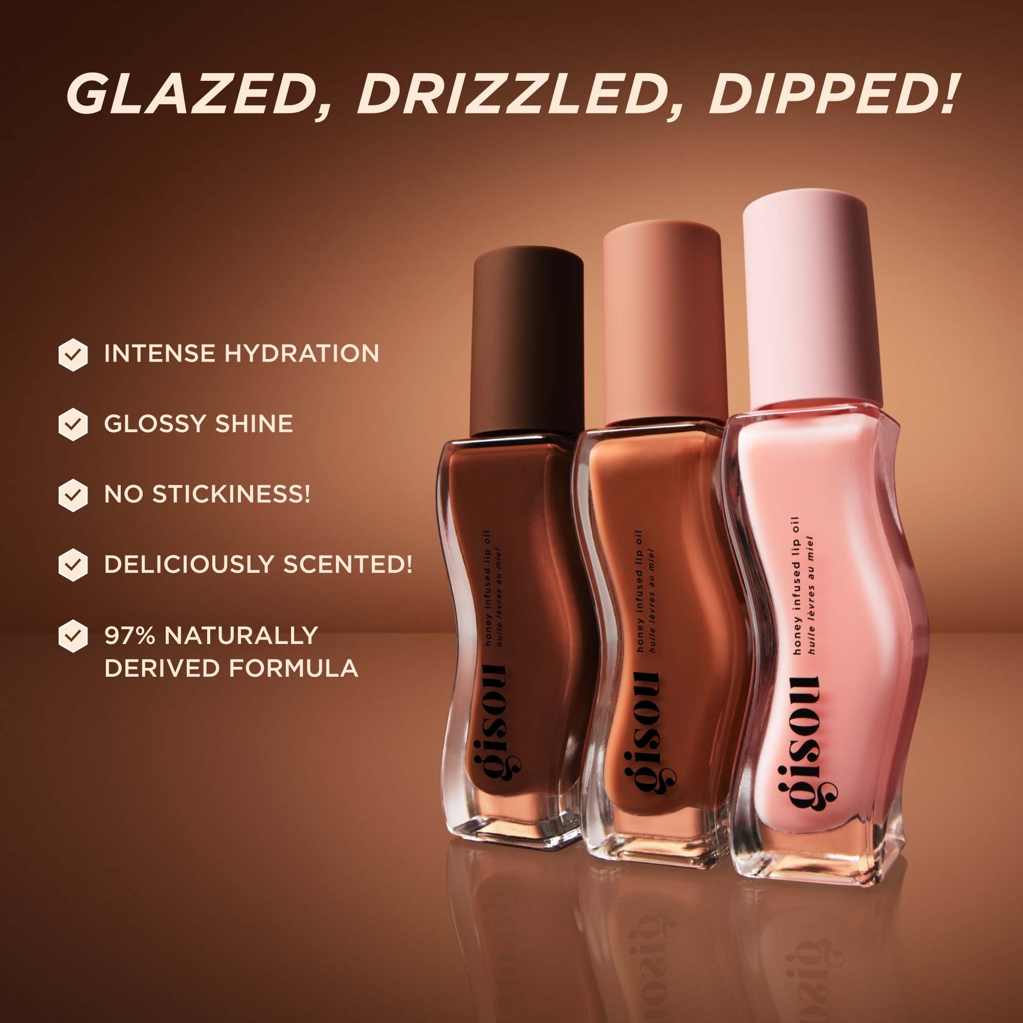 Gisou Honey Infused Hydrating Lip Oil - Milky Mocha | Essentials Hub