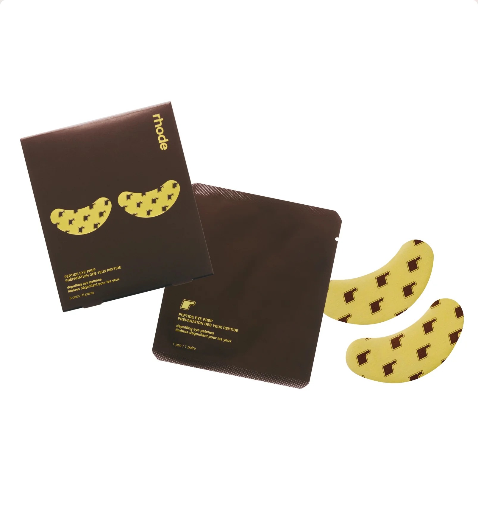 Rhode Limited Edition Peptide Eye Prep Depuffing Eye Patches ...