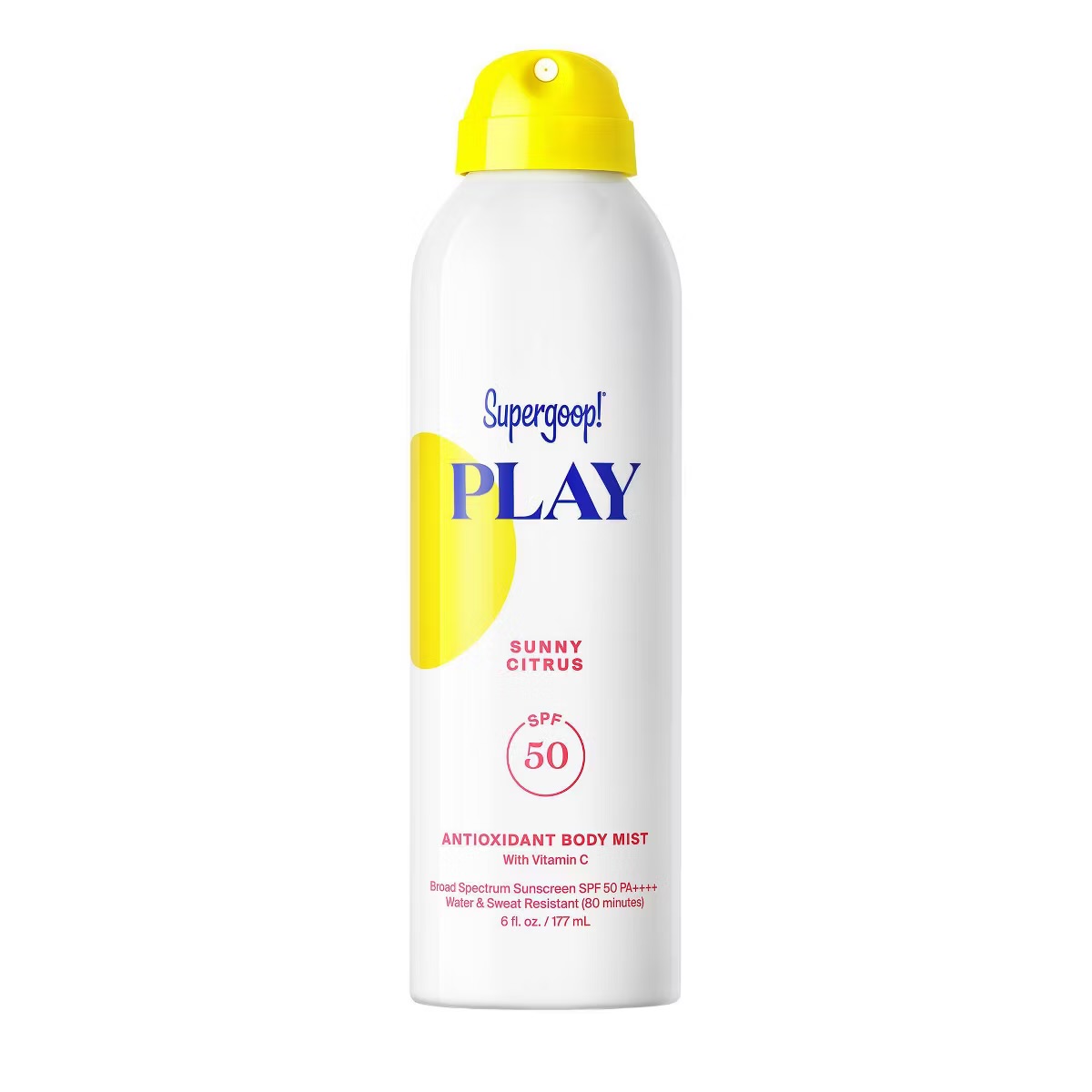 Supergoop PLAY Antioxidant Body Mist SPF 50 – Sunny Citrus
