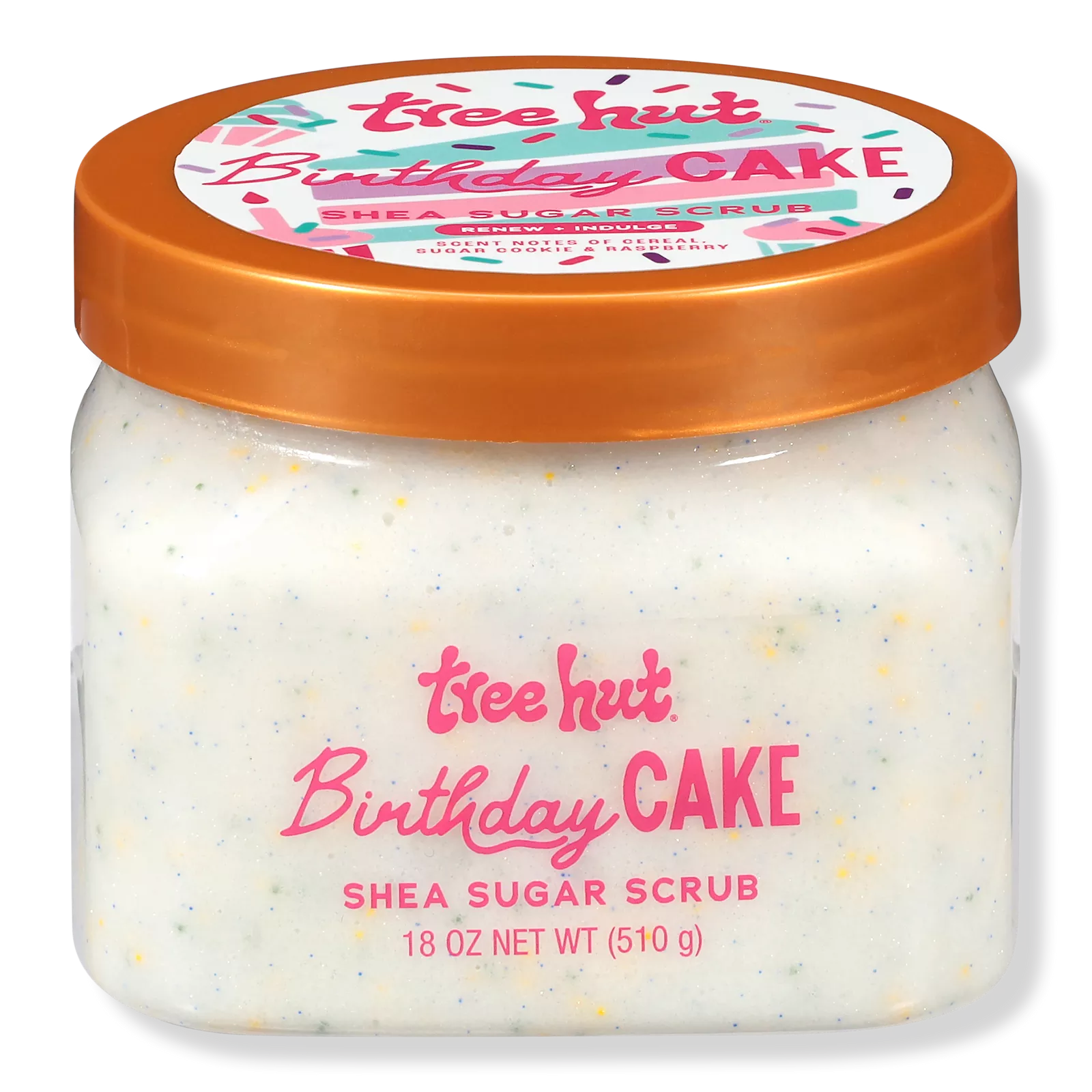 Tree Hut Birthday Cake Shea Sugar Scrub NEW DESIGN