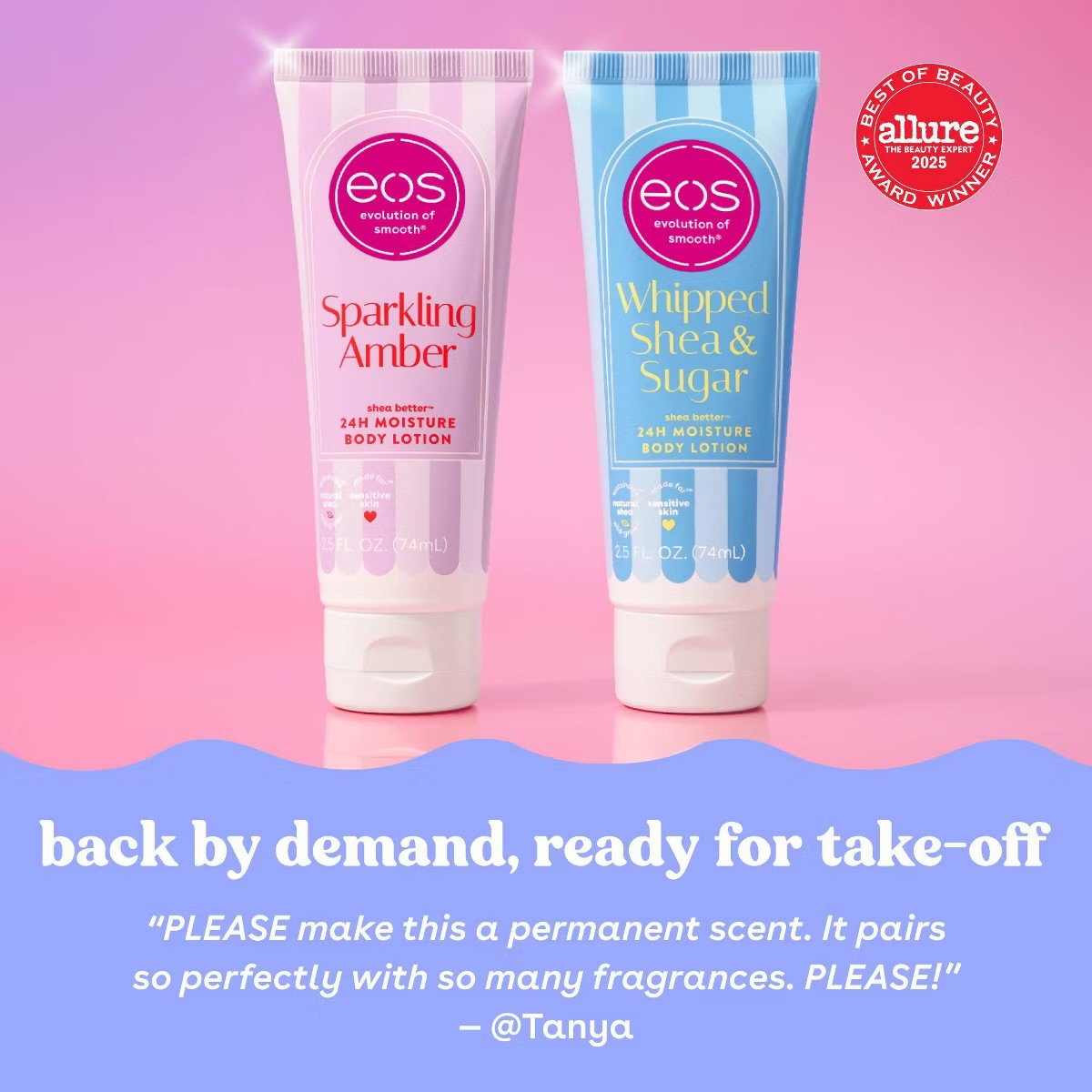 EOS Whipped Shea & Sugar Mini Body Lotion 2.5oz