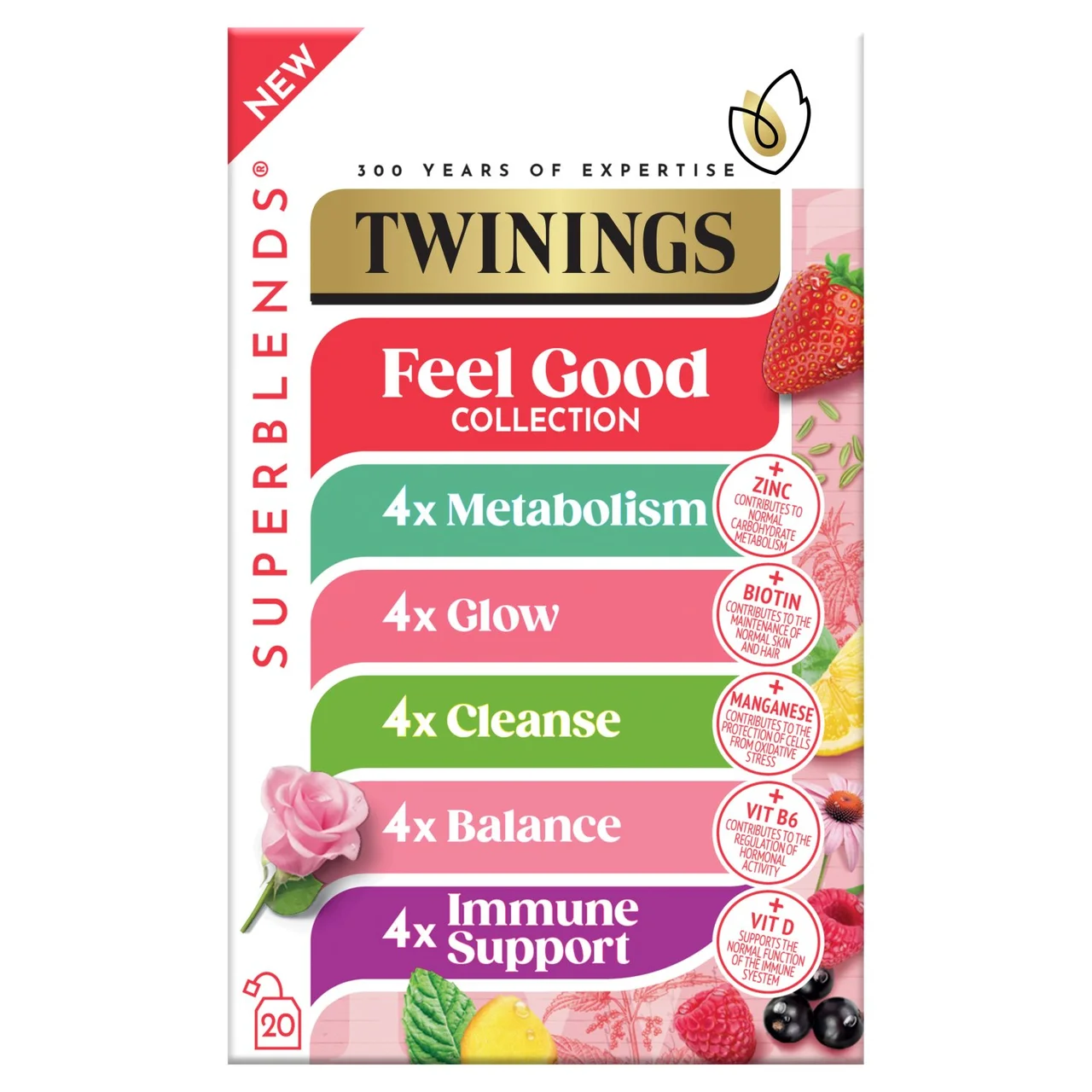 Twinings Feel Good Collection 20 Teabags
